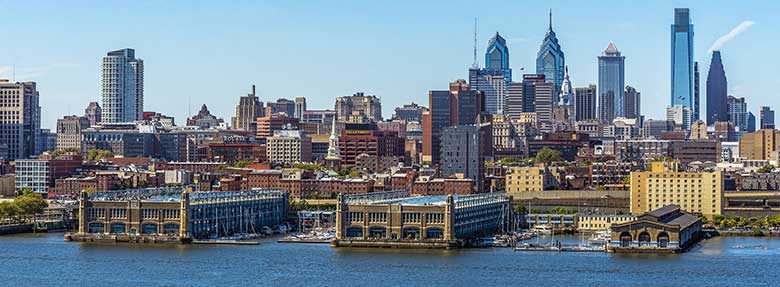 Panoramic picture of Philadelphia