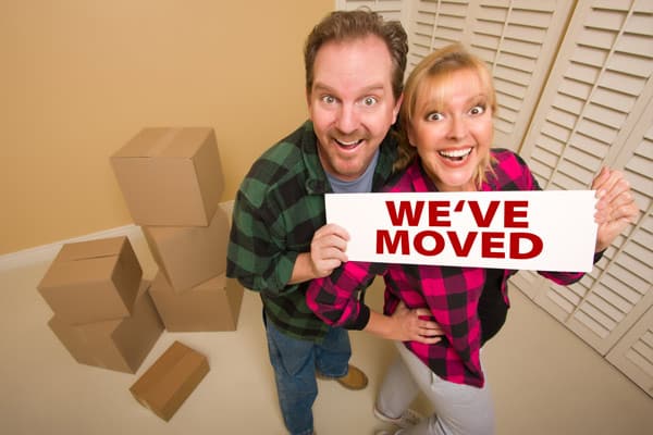 Who to notify when moving